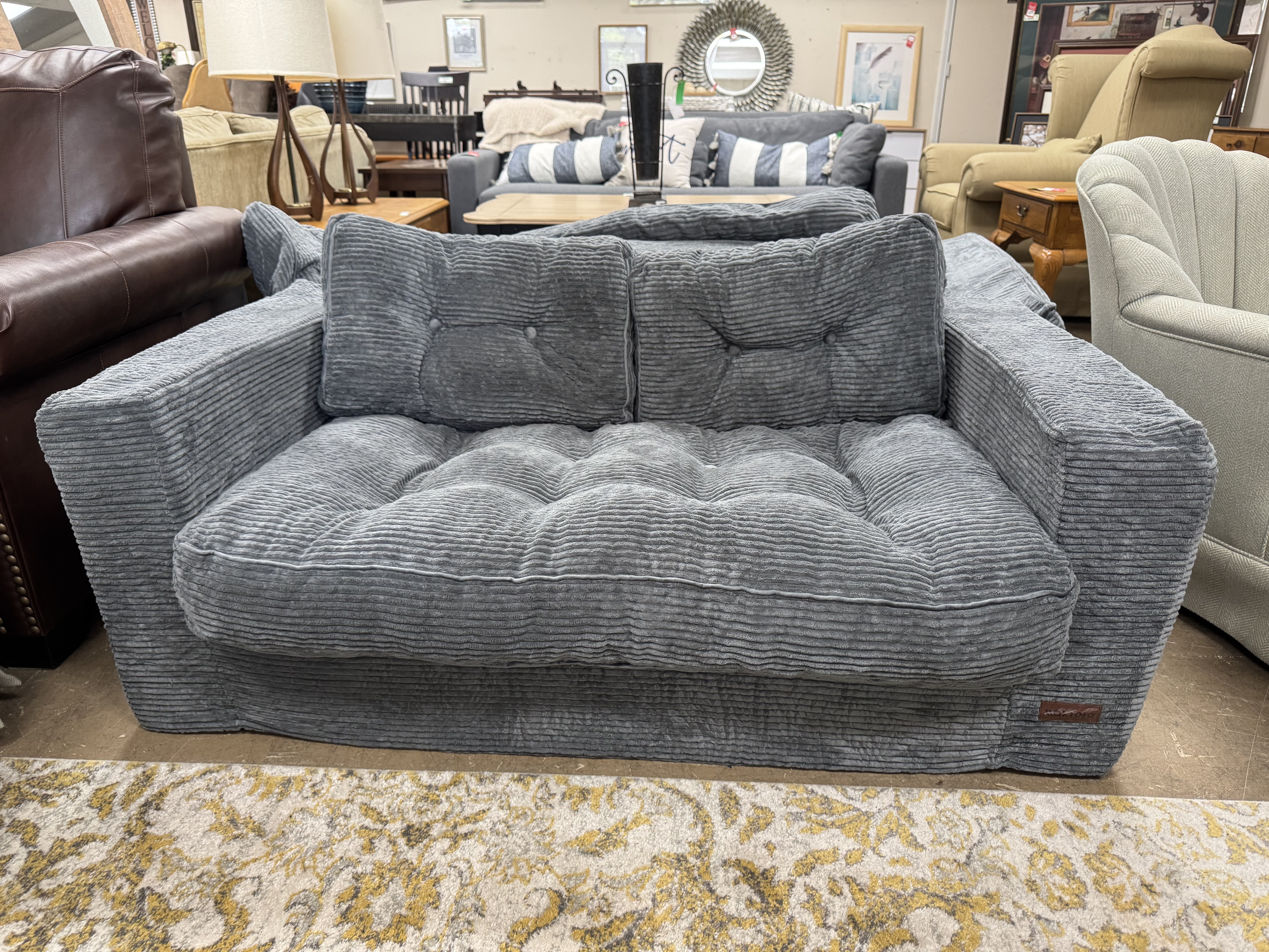 Matching 1-Cushion Folding Sleeper Sofa (Item GXPQUZ – $120) and